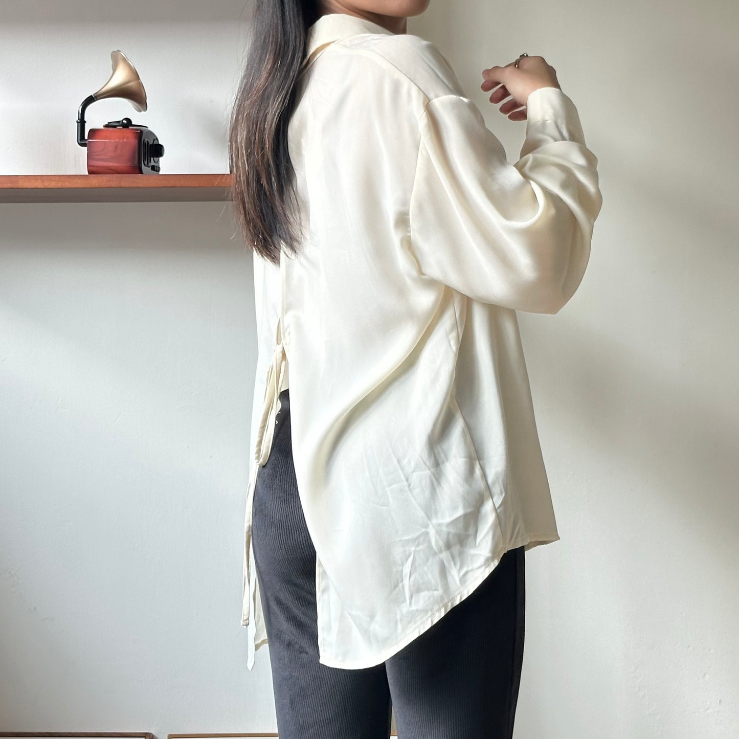 雪紡後綁結小性感恤衫 [超仙氣!!]