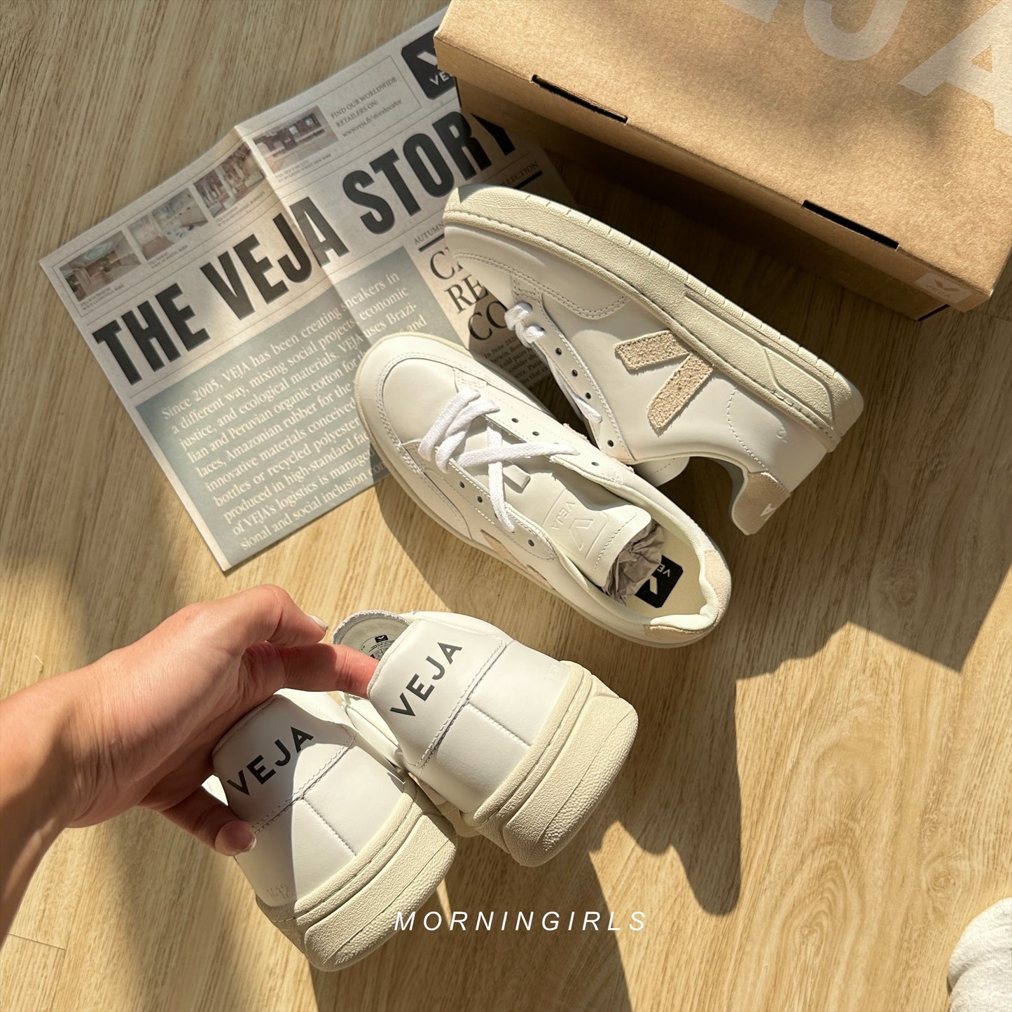 VEJA法國小白鞋 V12 全白［SIZE 36現貨限時優惠中!］