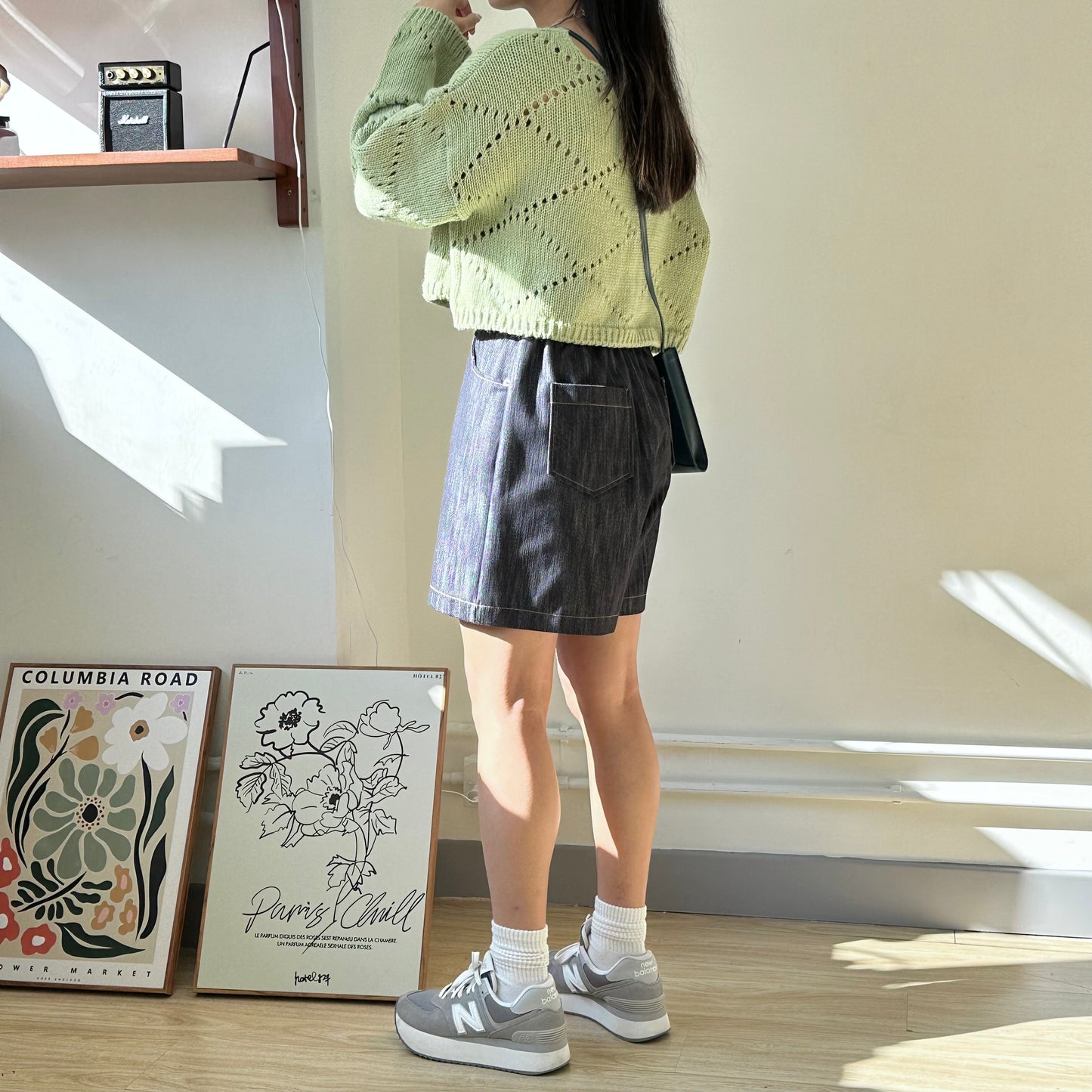 Non-Fade Denim Shorts