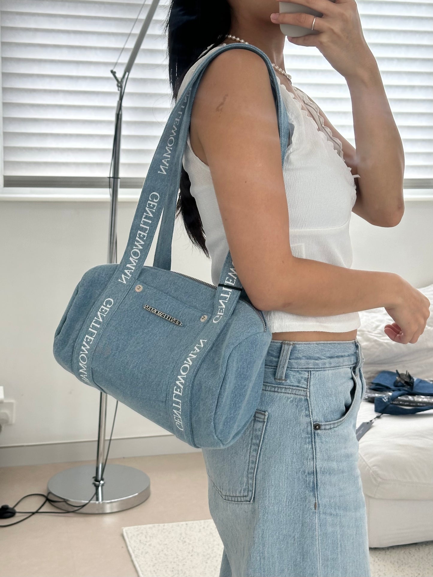 Gentlewoman Denim Boston Bag 牛仔波士頓［店主夏天最愛 大容量!!］