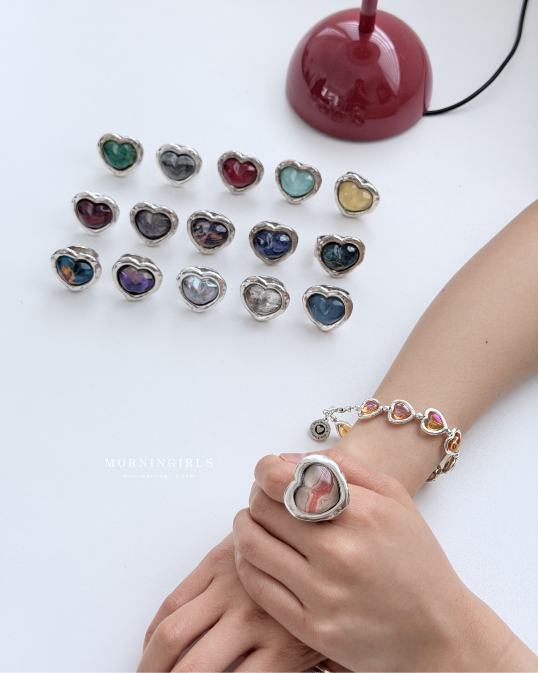 Otro Accesorio 西班牙手工飾物 - Galaxy Heart Ring [NEW ITEM! 顏色超美極推薦 可自行調節!]