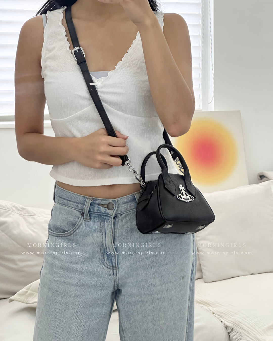 Vivienne Westwood Yasmine Mini Bag 荔枝皮保齡球袋 [年中折扣中!]