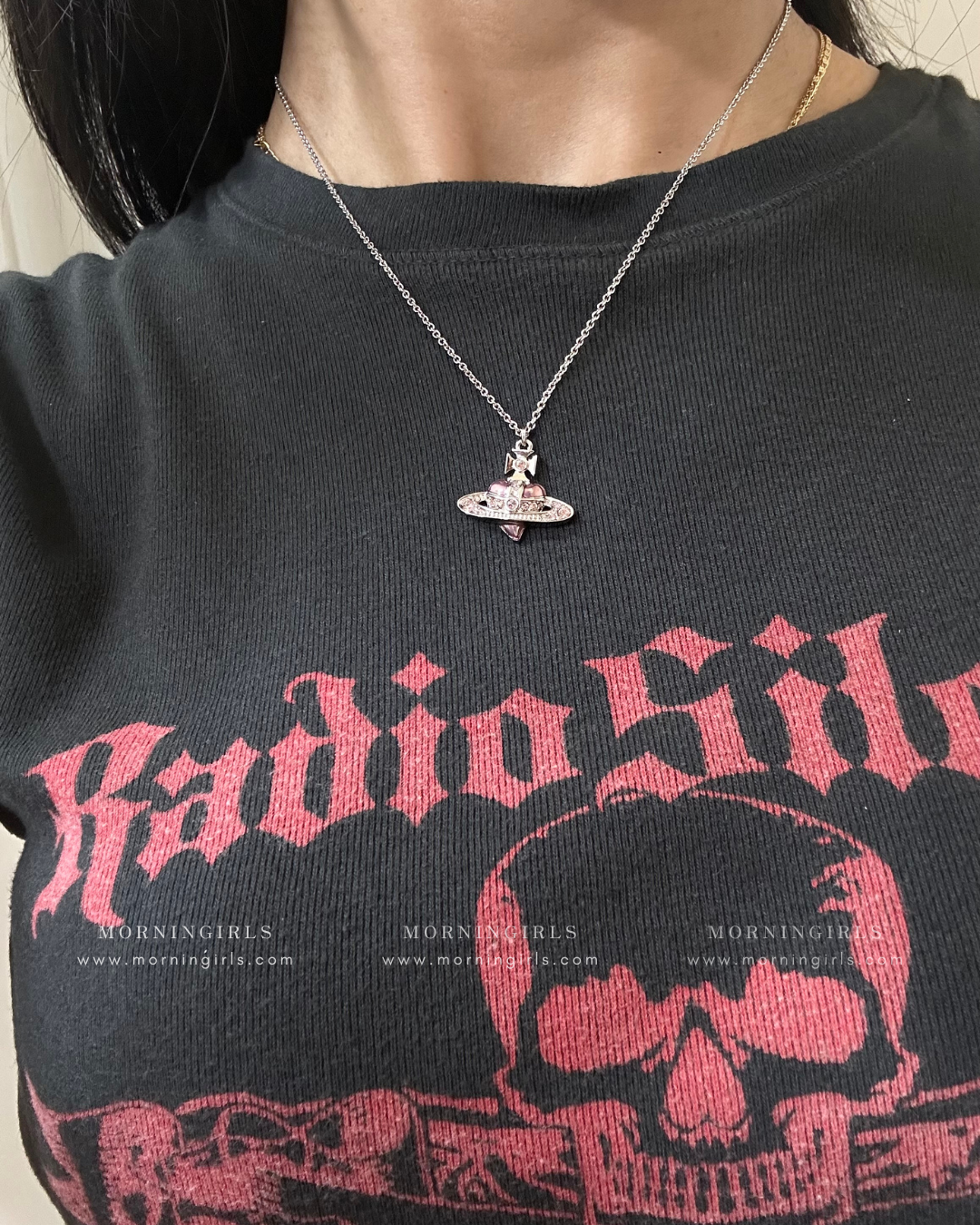 Vivienne Westwood Diamante Heart Necklace 愛心頸鏈 [2025限定乾燥玫瑰色正式上架! 全現貨發售中!]