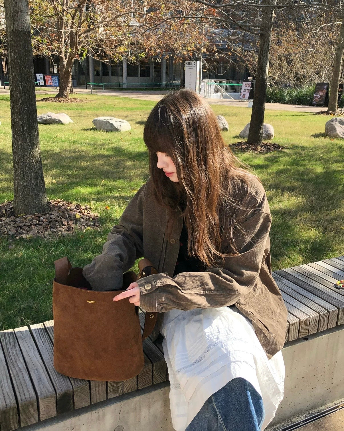 Coach Bleecker Bucket Bag 水桶袋［橄欖綠優惠中大尺寸可放iPad］