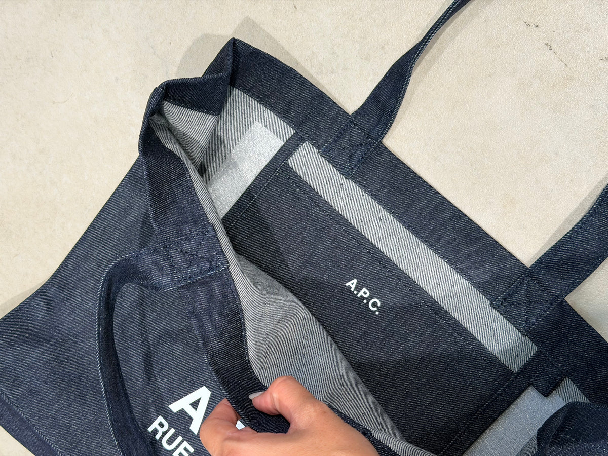 A.P.C.  Run Madame Paris Denim Tote Bag 經典牛仔 [2026年最新上架]