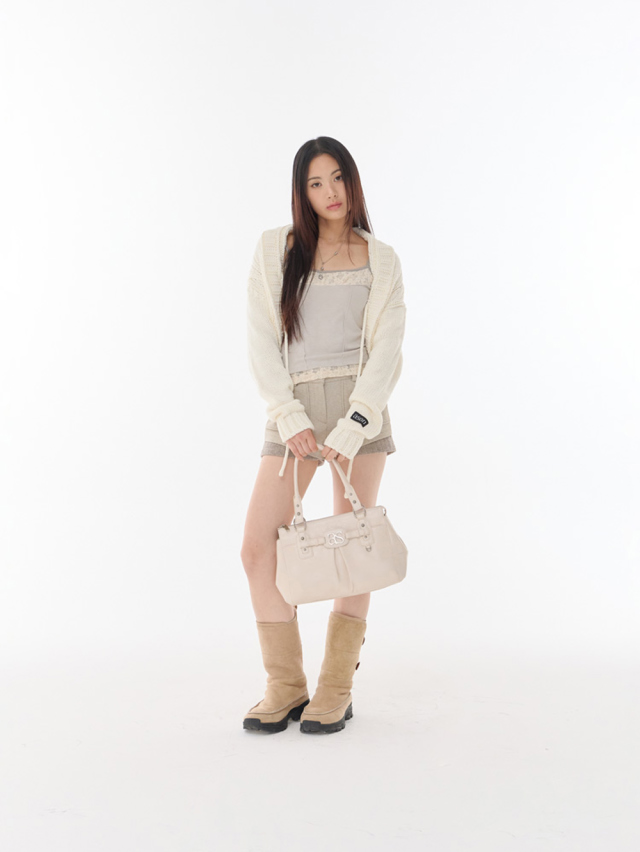 最新韓國選物🇰🇷 Ason Poem Bag 復古皮扣保齡球袋［率性韓系個性款 自帶復古隨性街頭感！］