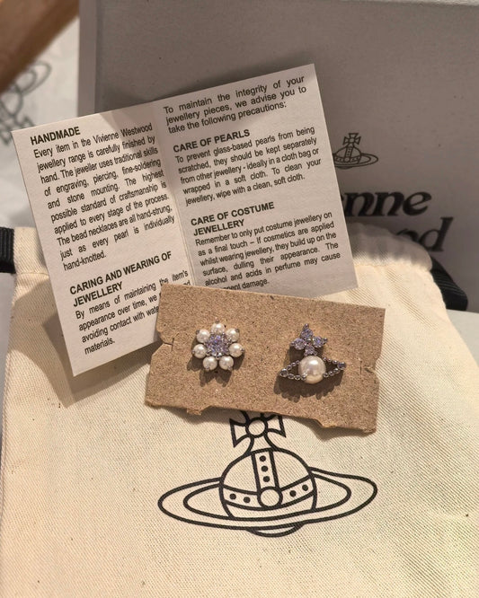 Vivienne Westwood Agnes Earrings [SS25最新小珍珠鴛鴦耳環!]