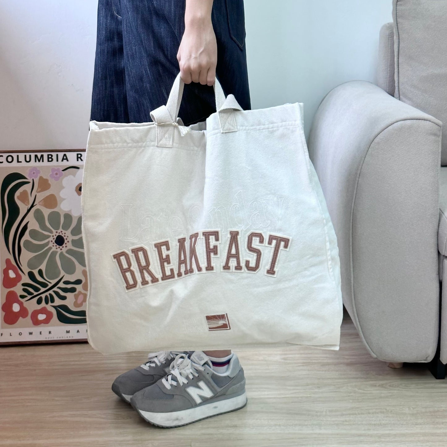 Hamblepie 泰國自家品牌 - Late Sunday Breakfast Big Tote Bag [清貨優惠中!]