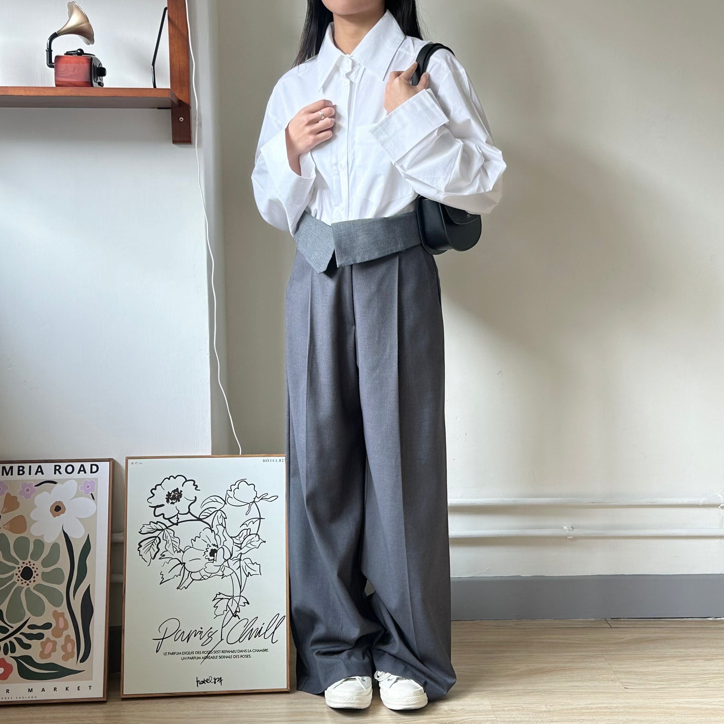 Big Pocket Oversize Cropped Shirt  [門市搬遷清貨限時優惠$149!]