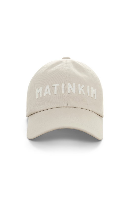 韓國選物🇰🇷Matin Kim Applique Felt Logo Ball Cap 弧形立體Logo棒球帽［韓國熱賣 質感立體布章帽！］