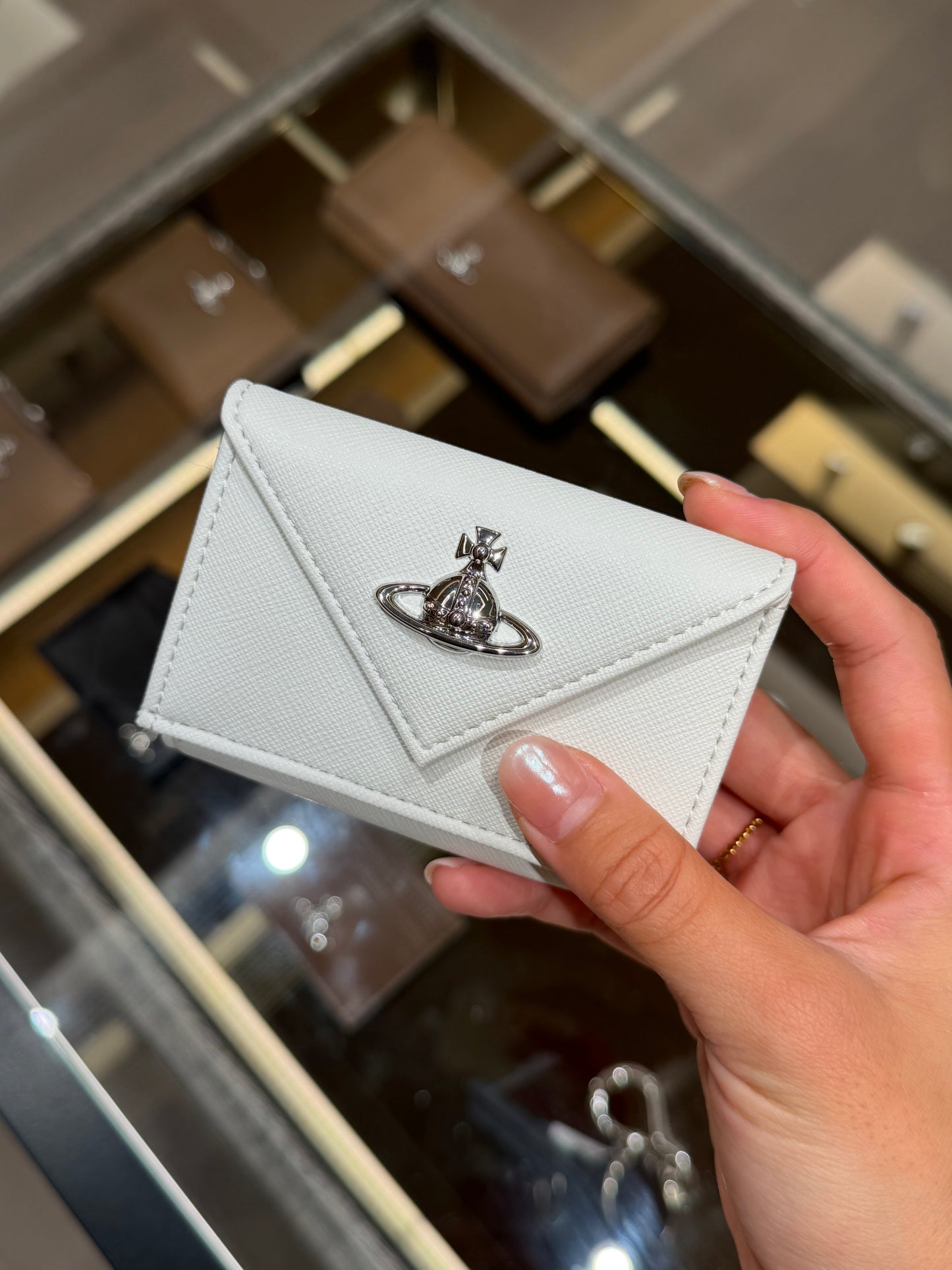 Vivienne Westwood Envelope Mini Wallet 掌心小銀包 [最新黑銀十字紋&鱷魚皮上架 小尺寸銀包推介!]