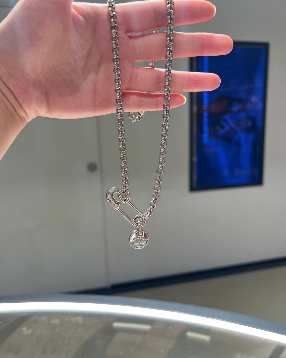 Vivienne Westwood Imogene Necklace 扣針頸鏈 ［中性款男女適用］