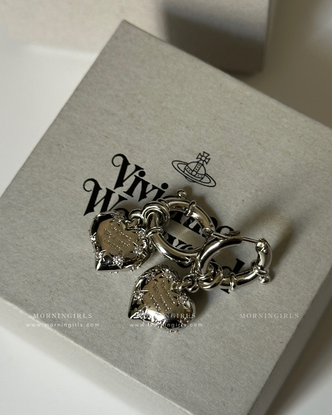 Vivienne Westwood Lee Earrings 超美閃石立體心心耳環 極推薦! [限量新品優惠中 星期日完!]