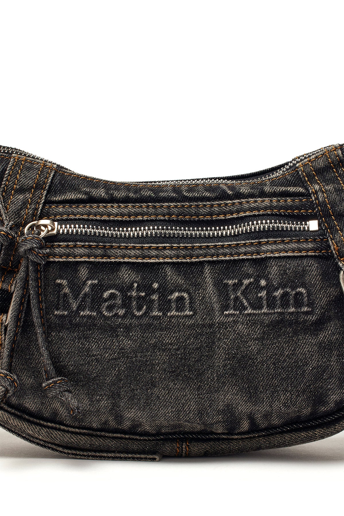 Matin Kim Matin Washed Denim Mini Hobo Bag 最新韓國選物🇰🇷水洗牛仔半月袋［肩帶可調節 韓星同款復古感 可兩用上膊斜揹OK!］