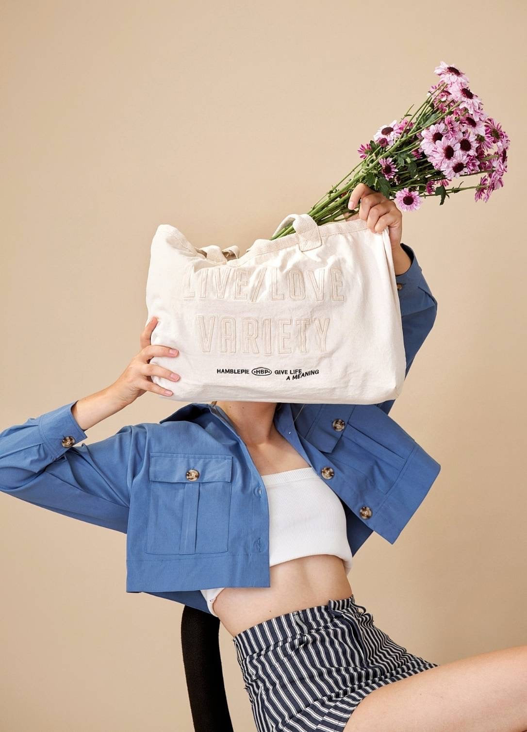 Hamblepie 泰國自家品牌 - Live Young Variety Tote Bag［最新上架!］