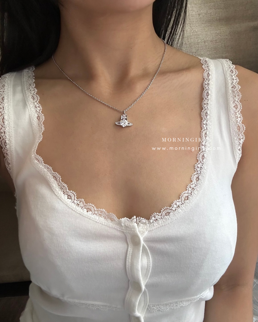 Vivienne Westwood Ariella Necklace 閃鑽愛心系列 [頸鏈耳環全套上架!］