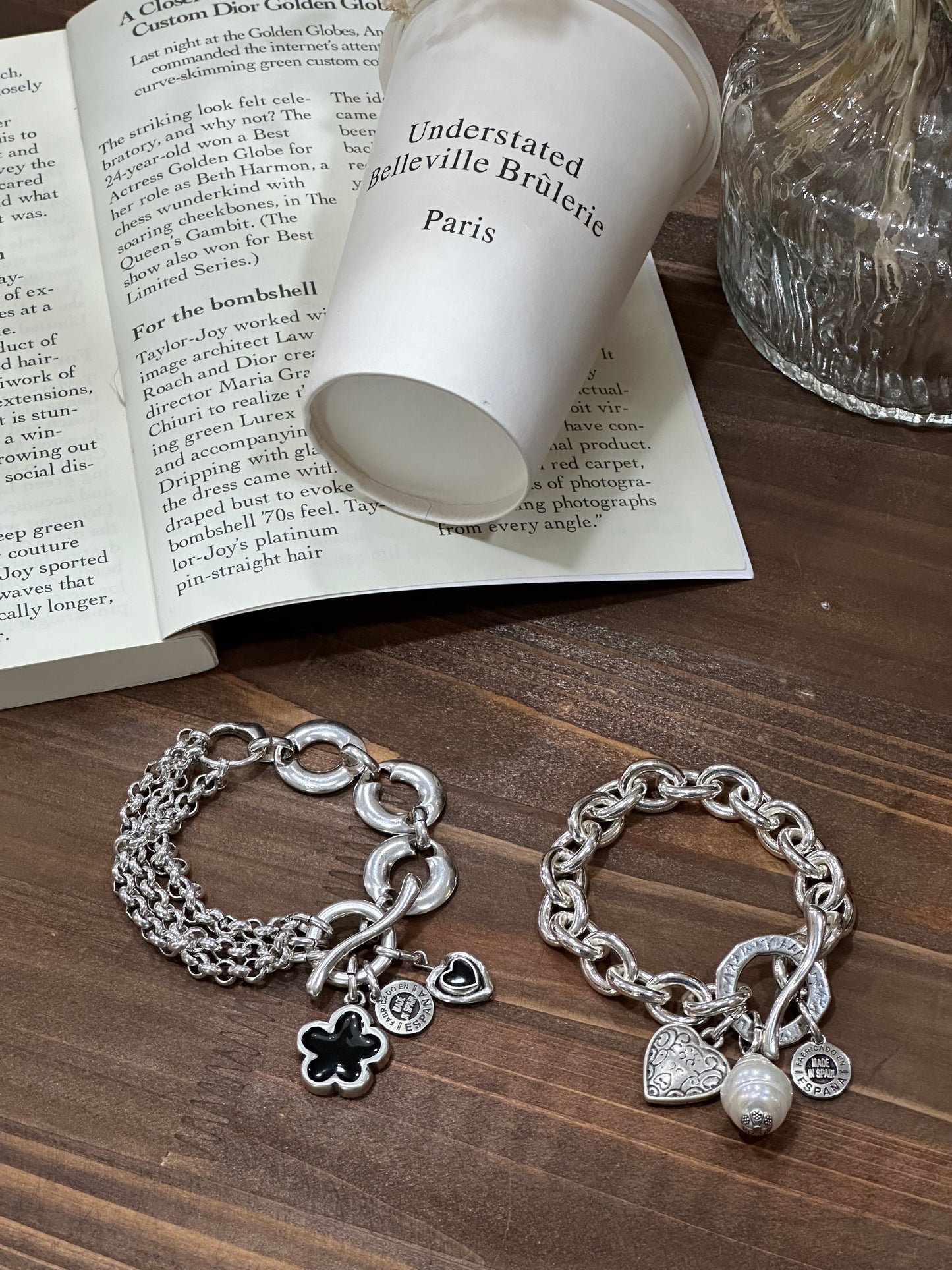 Otro Accesorio 西班牙手工飾物 - Flower Heart Bracelet [大人氣! 超推薦必買!]