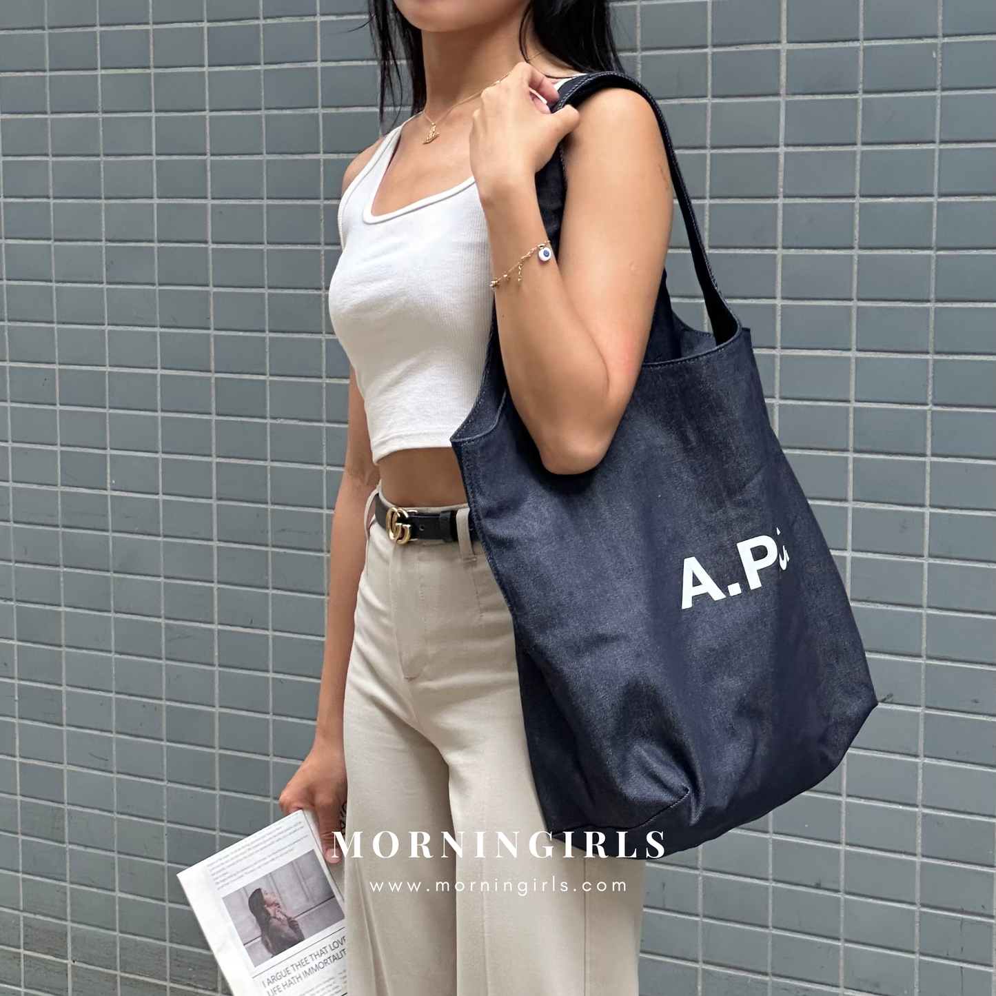A.P.C. Ninon Tote Bag 最新重磅牛仔布