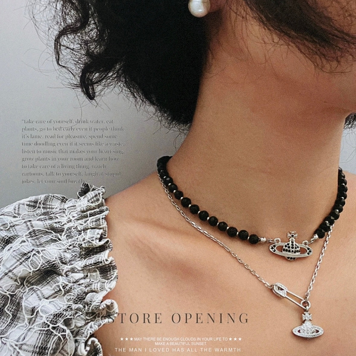 Vivienne Westwood Messaline Choker 黑瑙瑪