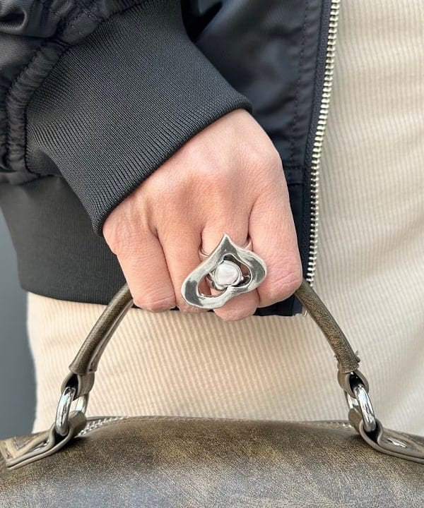 Otro Accesorio 西班牙手工飾物 - Heart Crystal Ring [NEW ITEM!店主自留大推薦! 可自行調節大小]