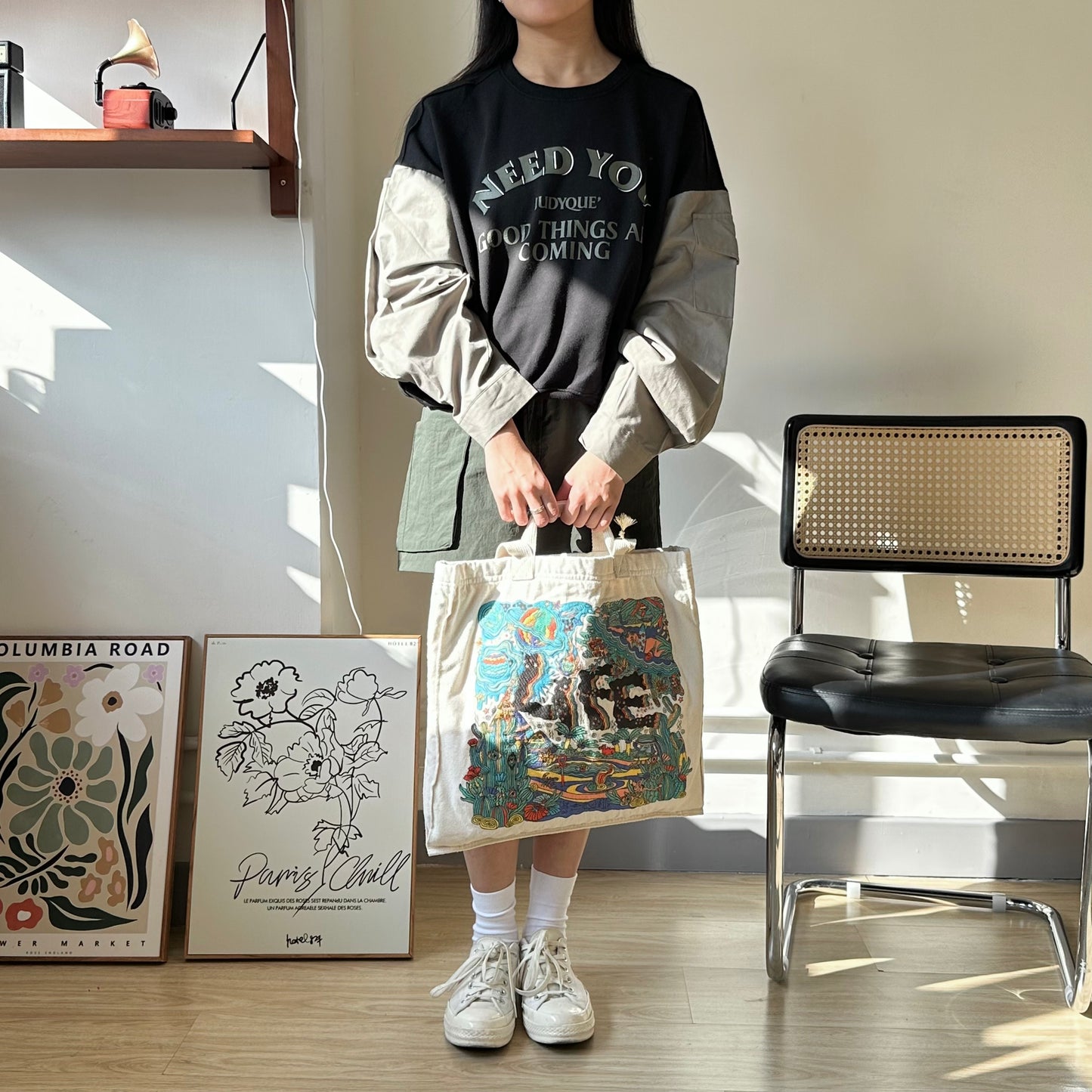 超特別恤衫拼袖寬鬆衛衣 [門市搬遷清貨限時優惠$149!]