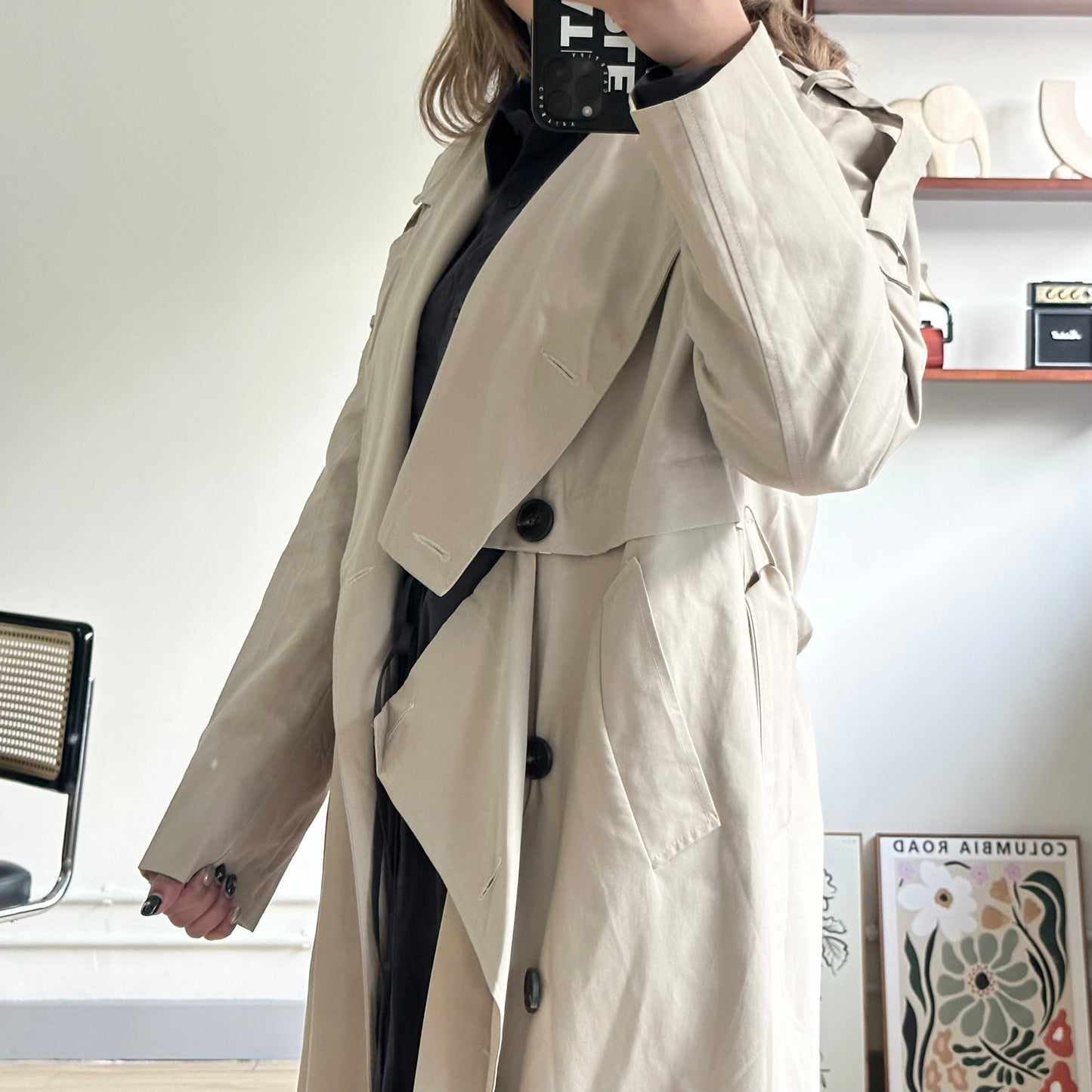 French Trench Coat [CP值超高!! 建議160up穿著]  [門市搬遷清貨限時優惠$149!]