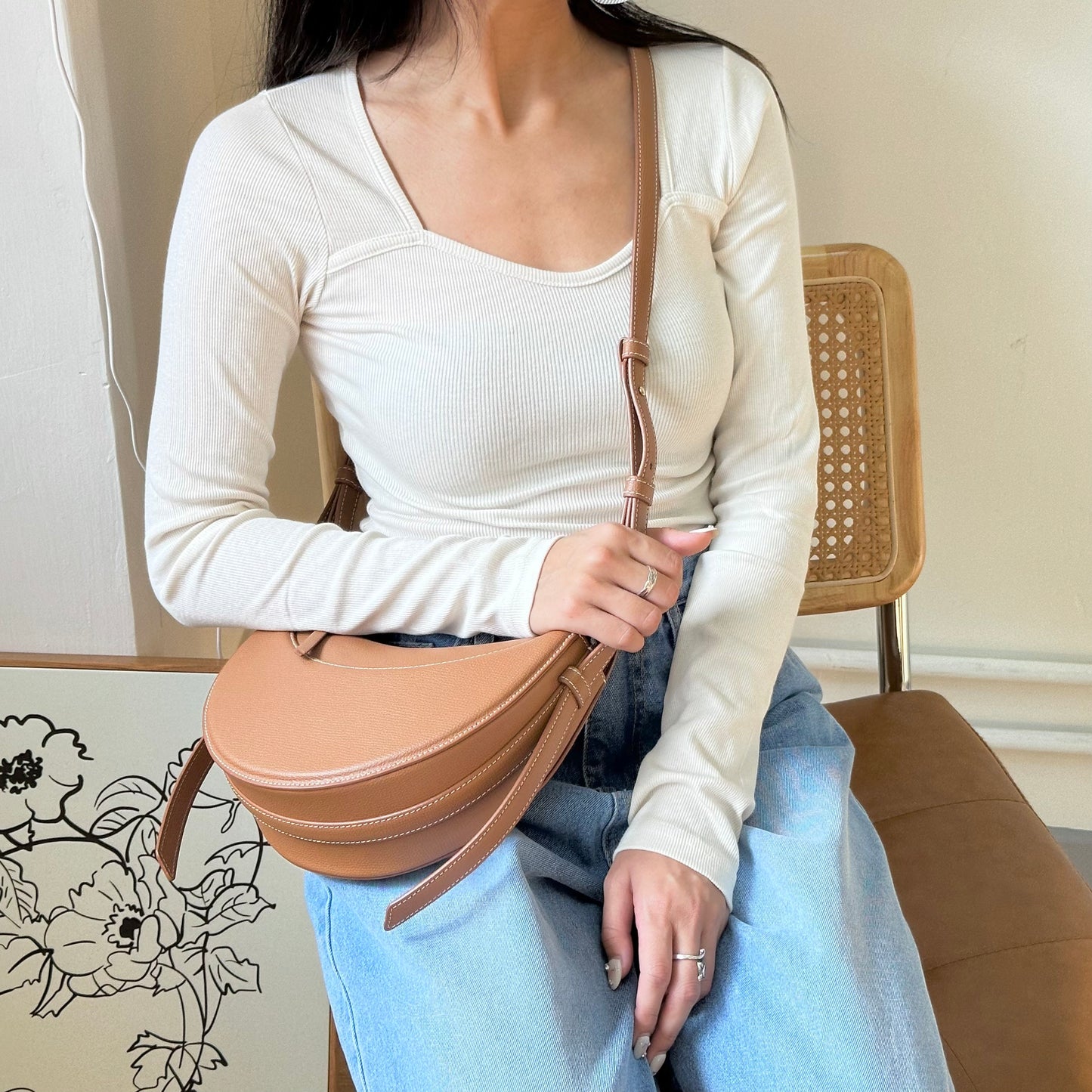 大U彈性直紋Top [門市搬遷清貨限時優惠$99!]