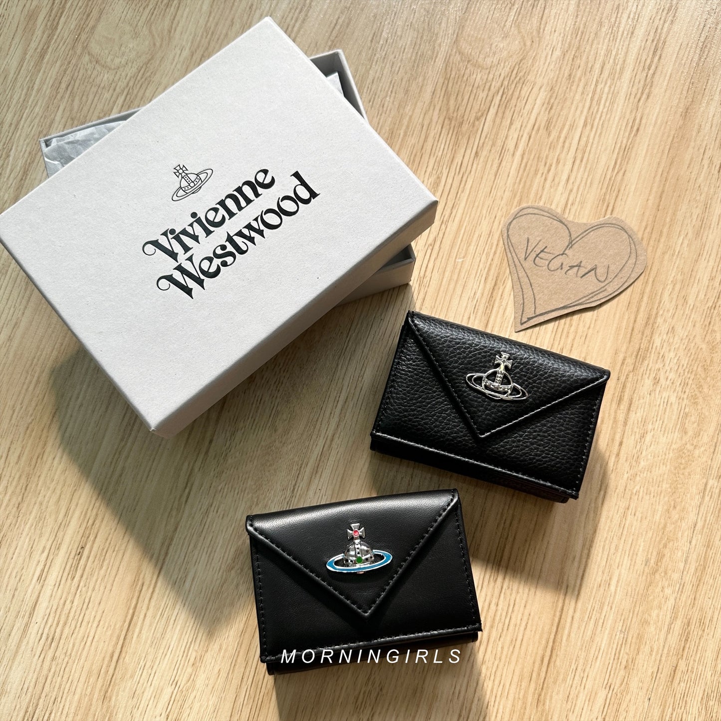 Vivienne Westwood Envelope Mini Wallet 掌心小銀包 [最新秋冬奶啡小牛皮 小尺寸銀包推介!]