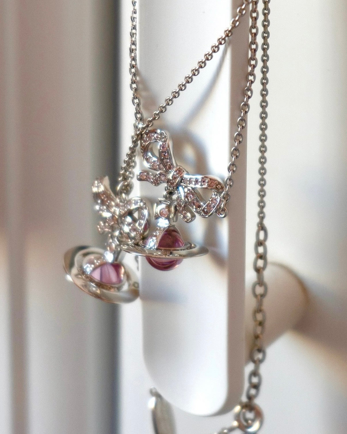 Vivienne Westwood Octavie Pendant Bracelet 蝴蝶結星球手鏈 [100%純銀 可基本濕水]