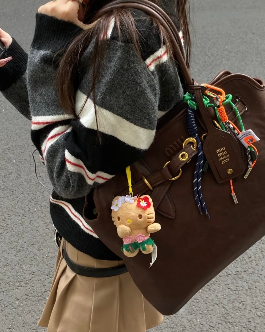 Hello Kitty 美國夏威夷限定🌺黑皮粉紅比堅尼