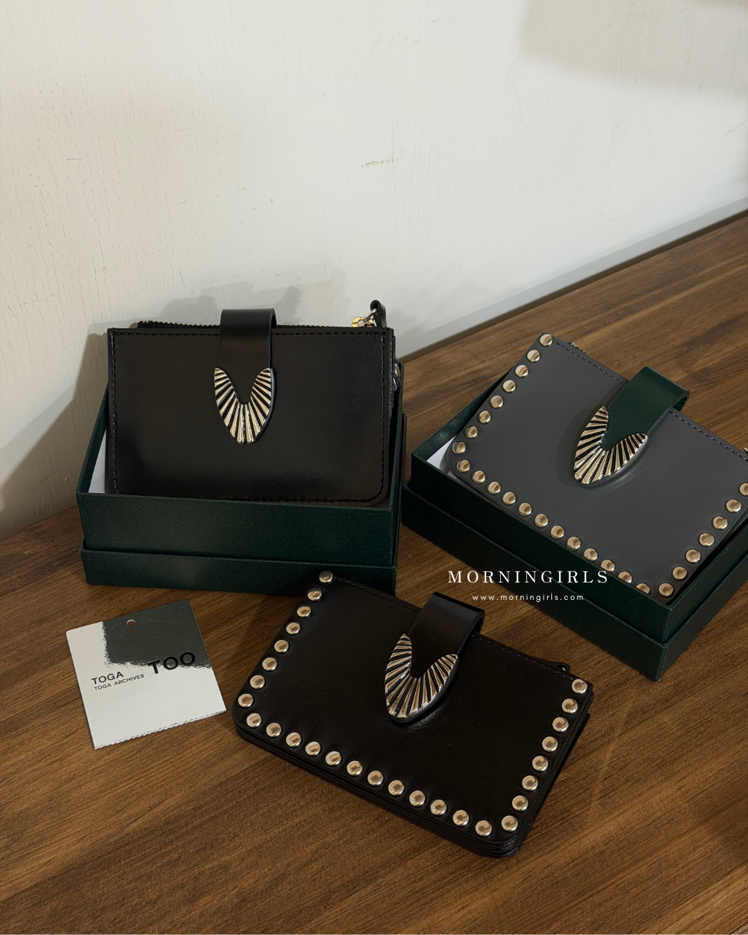 Toga Too Leather Wallet Studs SMALL [新品優惠中聖誕全現貨發售中!]