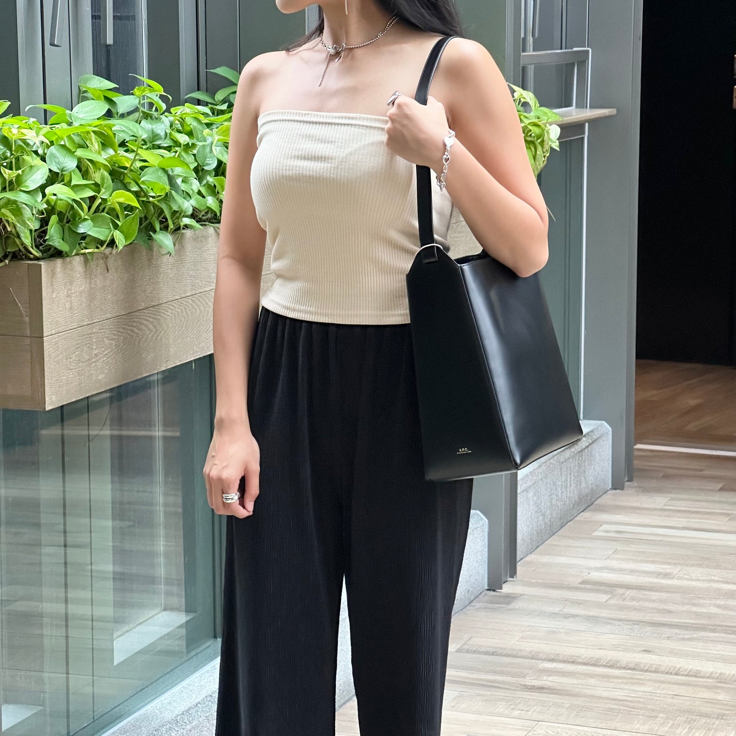 A.P.C. Virginie Bucket Bag 水桶袋 [REGULAR] ［DUSTY PINK年末大折扣中!］