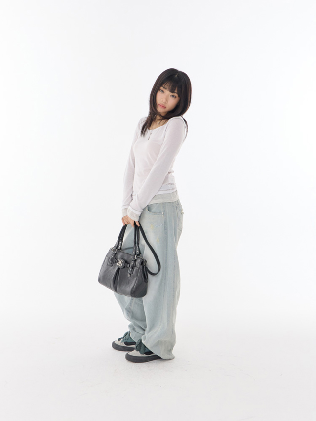 最新韓國選物🇰🇷 Ason Poem Bag 復古皮扣保齡球袋［率性韓系個性款 自帶復古隨性街頭感！］