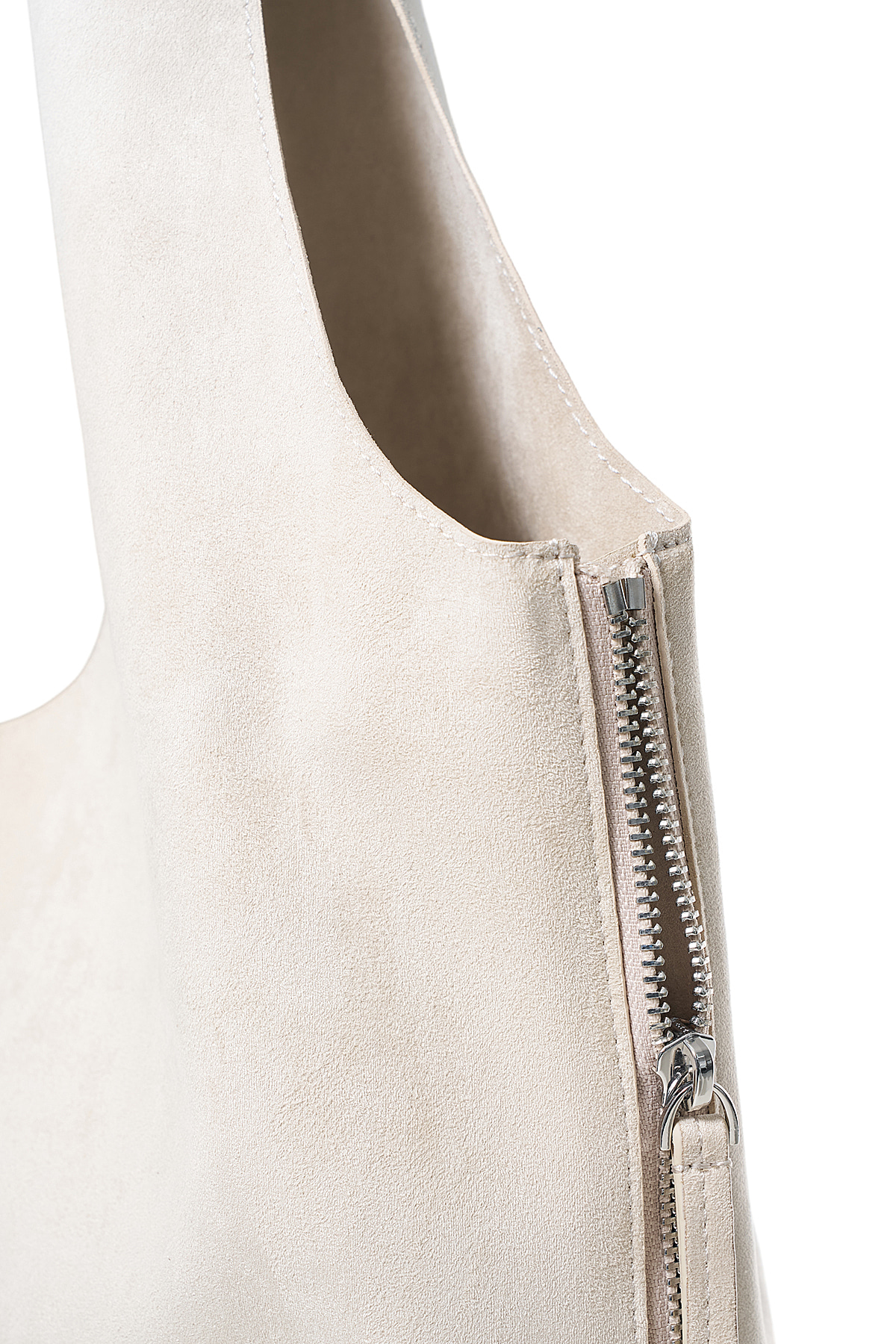 最新韓國選物🇰🇷 Matin Kim Side Zip Suede Shoulder Bag 側拉鍊麂皮流蘇單肩袋［復古麂皮 簡約大容量！］
