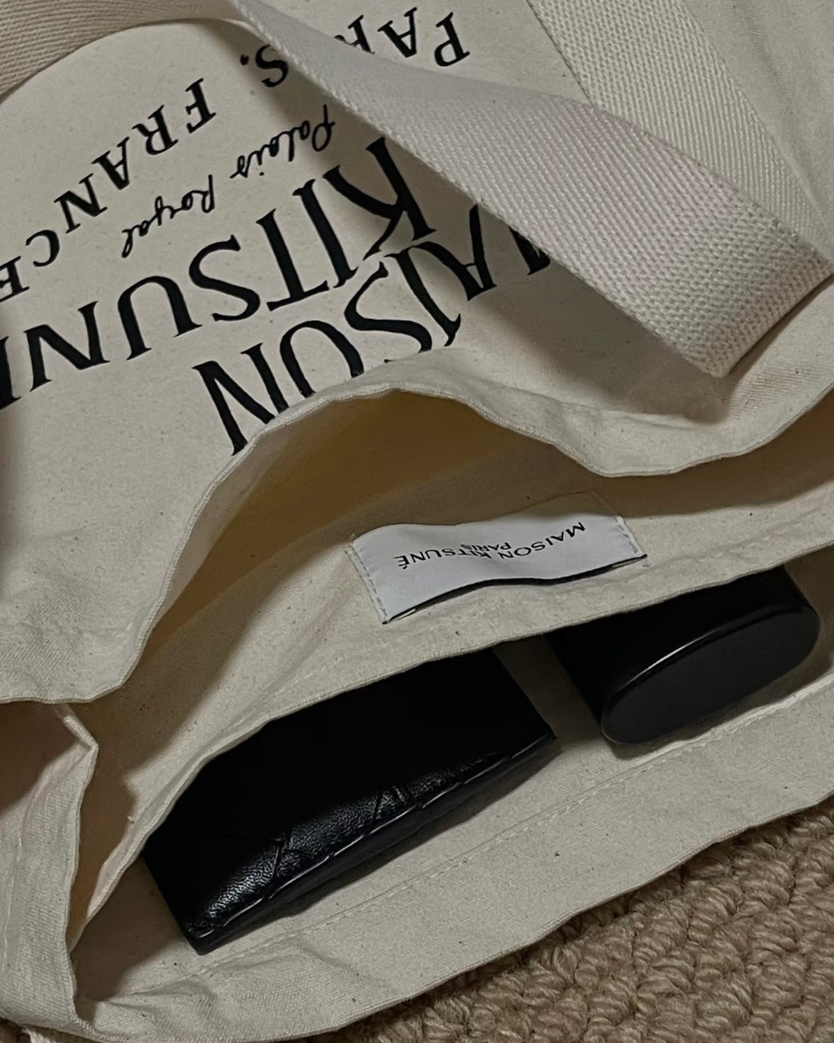 Maison Kitsuné Paris Tote Bag