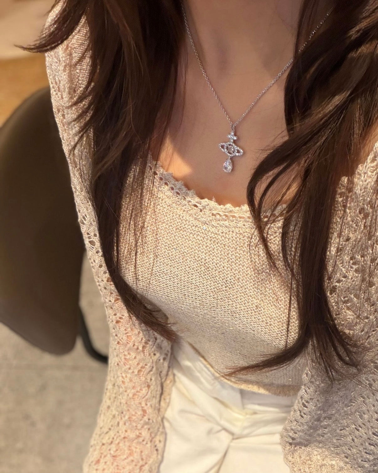 Vivienne Westwood Olympia Drop Pendant ［2026年最新上架 超溫柔人魚眼淚吊墜］