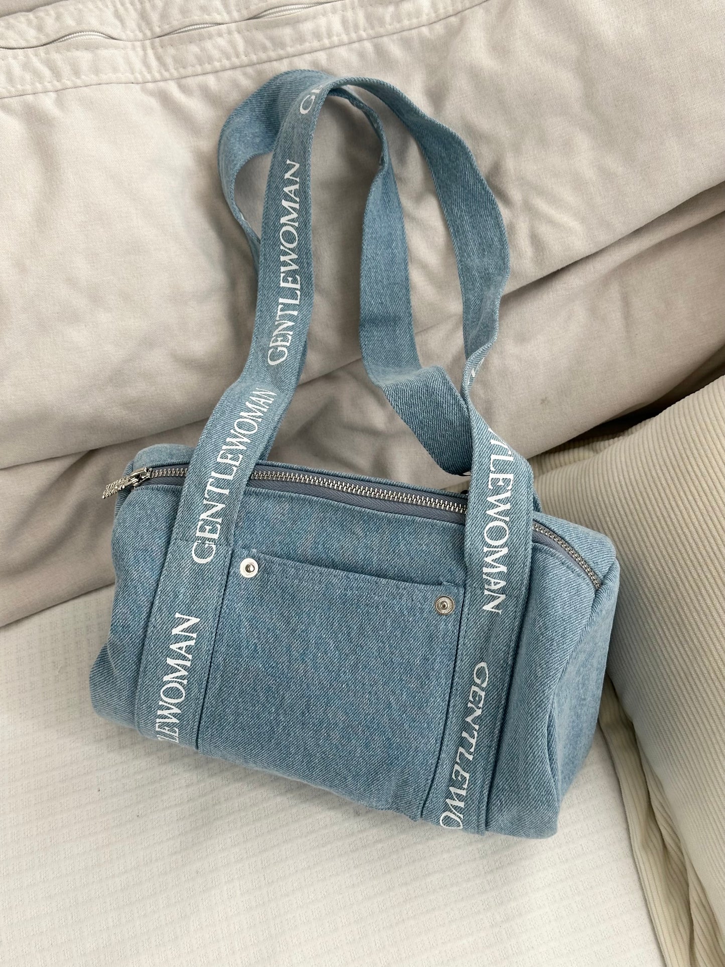 Gentlewoman Denim Boston Bag 牛仔波士頓［店主夏天最愛 大容量!!］