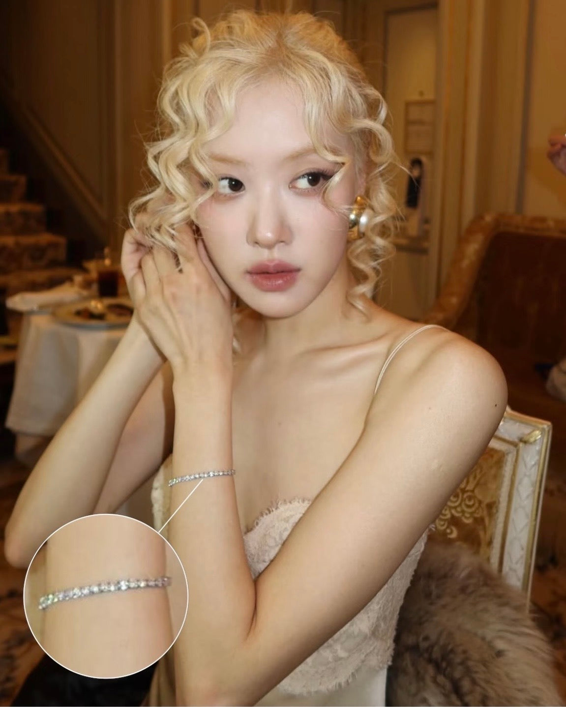 Lloyd 韓國大熱Tennis Bracelet 全閃石網球手鍊 [Blackpink同款!母親節禮物首選]
