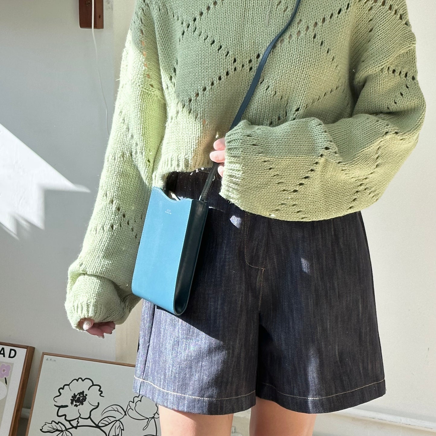 Non-Fade Denim Shorts