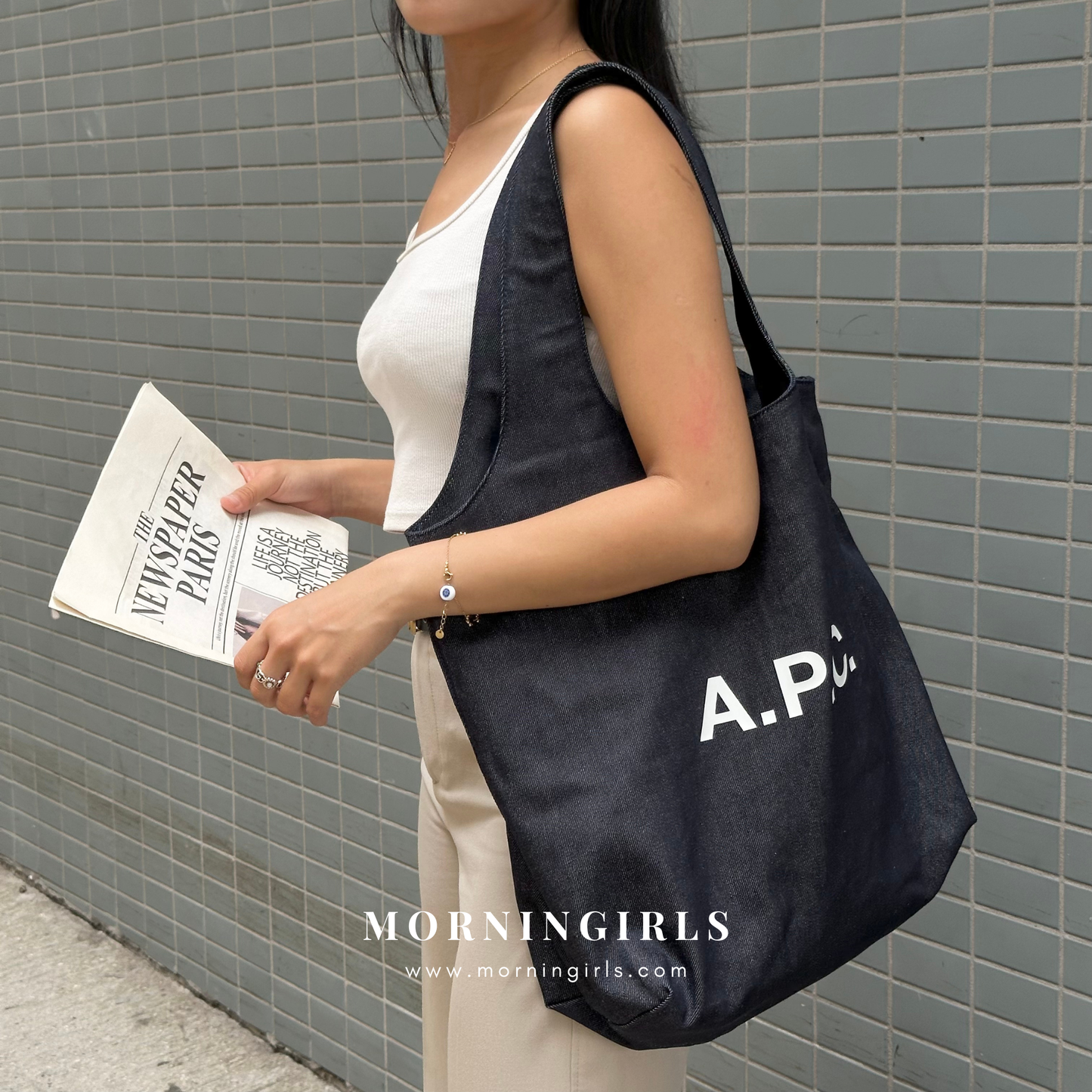 A.P.C. Ninon Tote Bag 最新重磅牛仔布