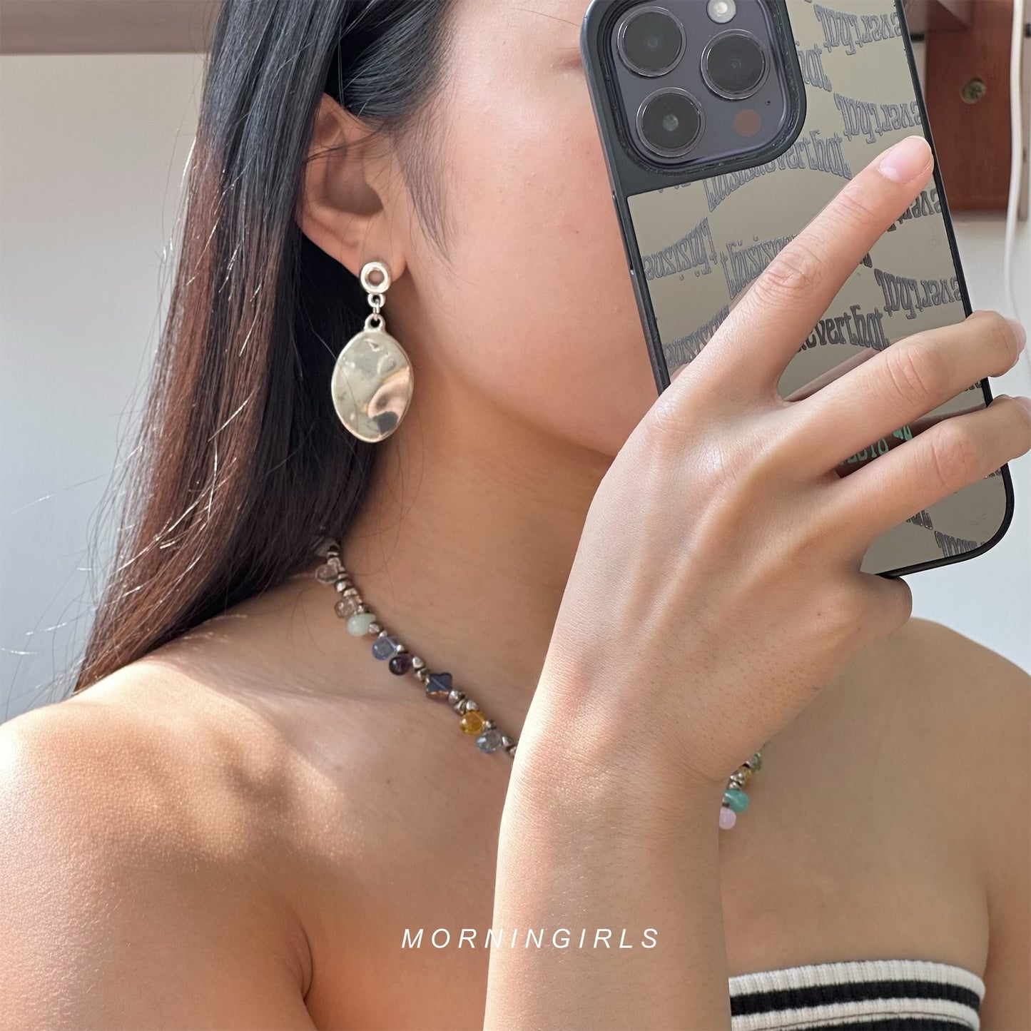 Otro Accesorio 西班牙手工飾物 - Oval Earrings