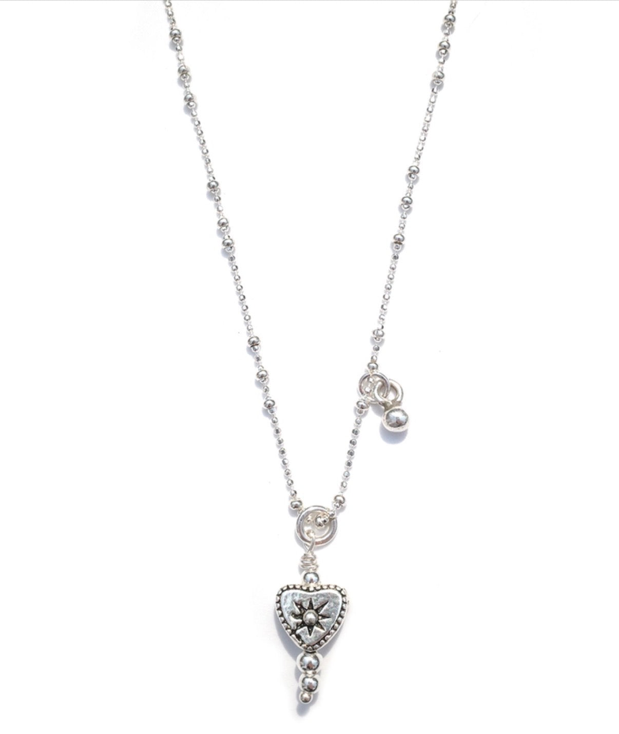 韓國選物🇰🇷Dazzling Club 925 Silver Heart Perfume Necklace 純銀心型香水頸鏈
