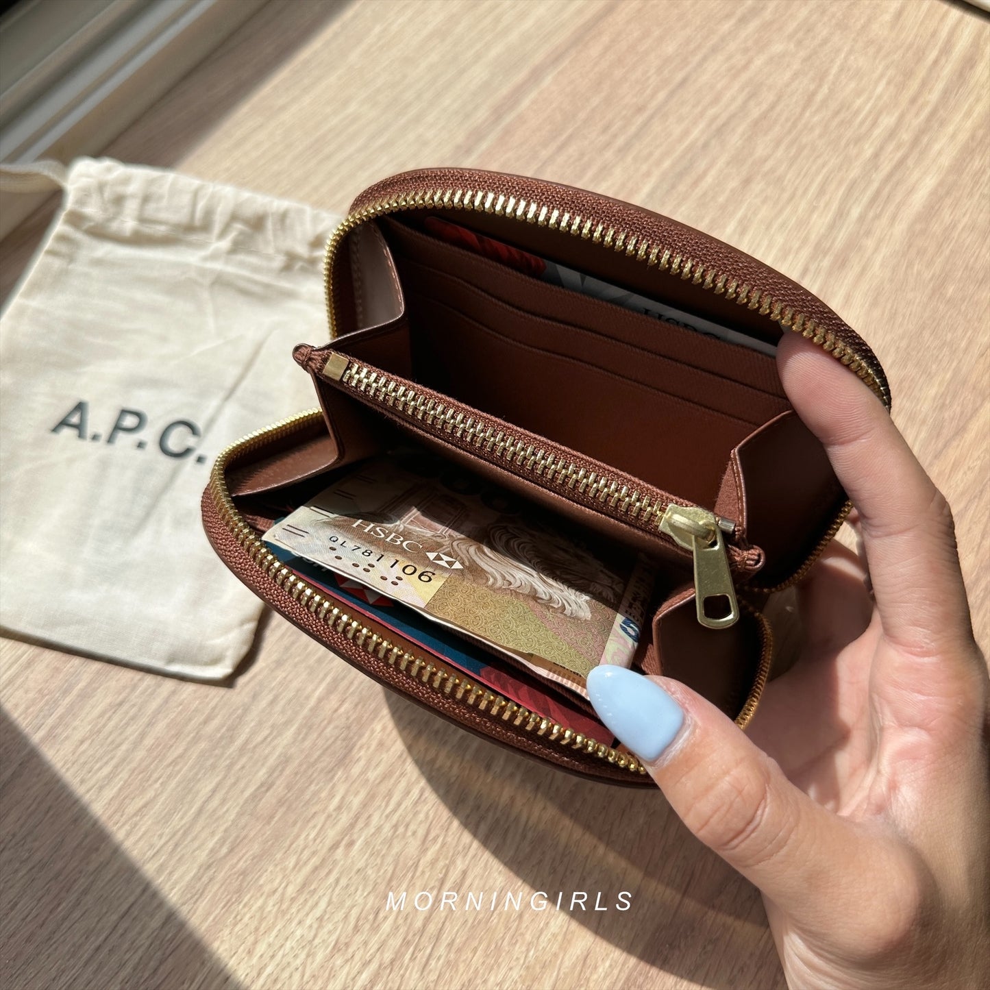 A.P.C. Demi Lune Wallet