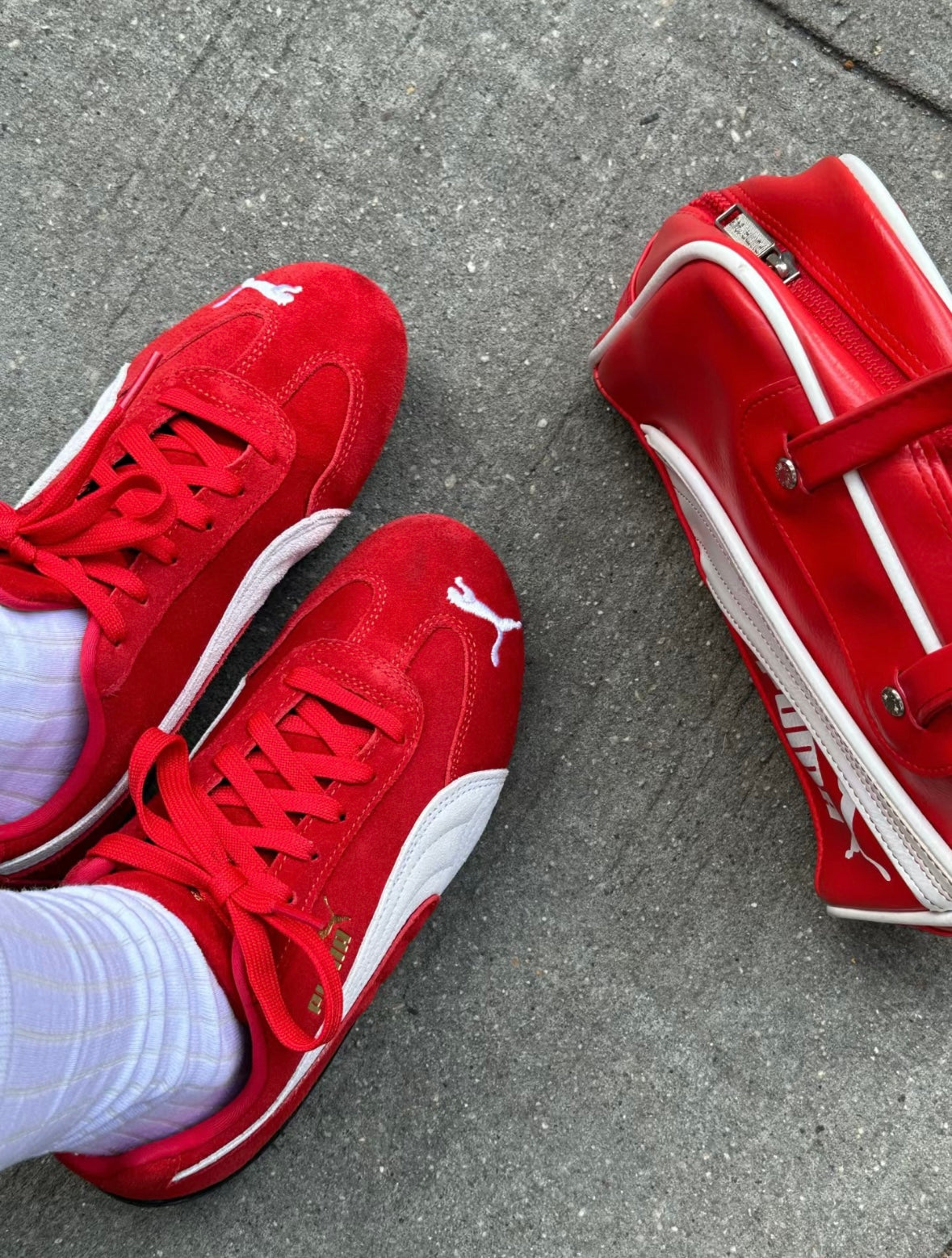 PUMA Speedcat OG 紅白 [Rose同款熱賣!]