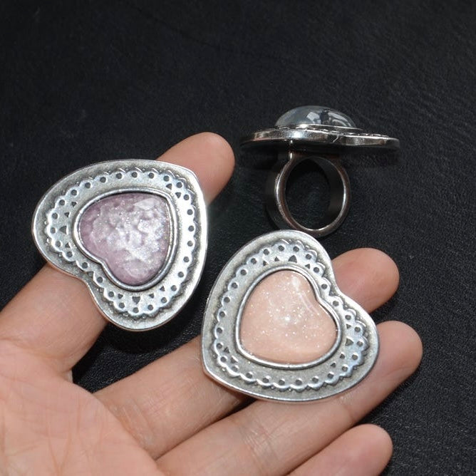 Otro Accesorio 西班牙手工飾物 - Vintage Heart Ring [NEW ITEM!]