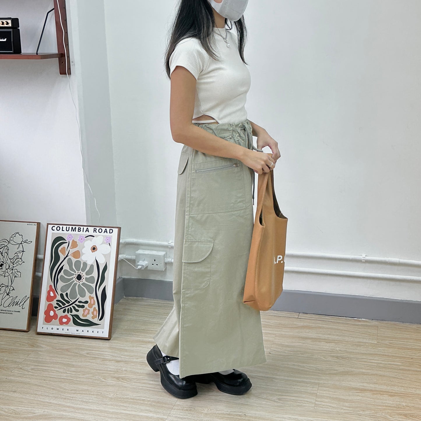 Sok Sok Half Zip Cargo Skirt ［推介!!］[門市搬遷清貨限時優惠$249!]
