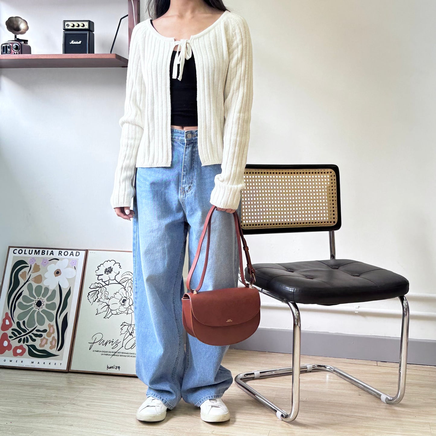 Casual 2-ways Ribbon Knitted Top [門市搬遷清貨限時優惠$149!]