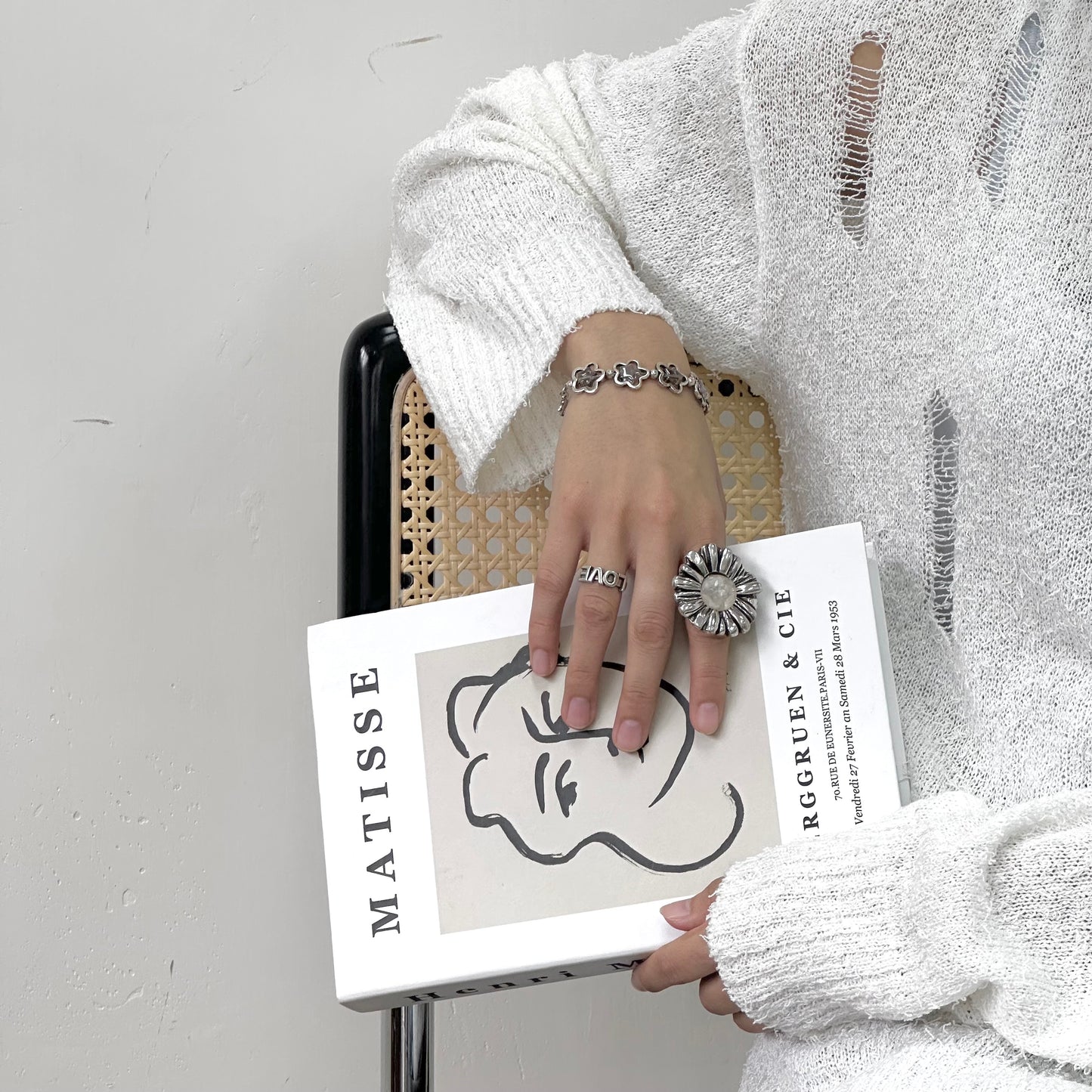 Otro Accesorio 西班牙手工飾物 - Flower & Star Layered Bracelet