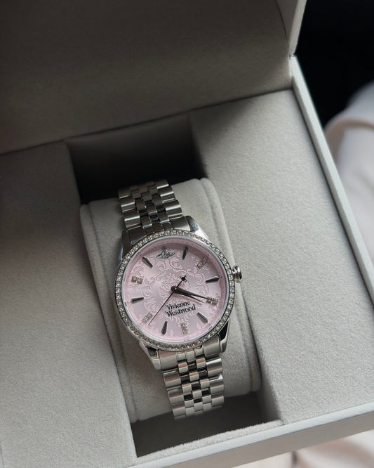 Vivienne Westwood Little Wallace Watch 32mm  [2026最新上架粉鑽浮雕]