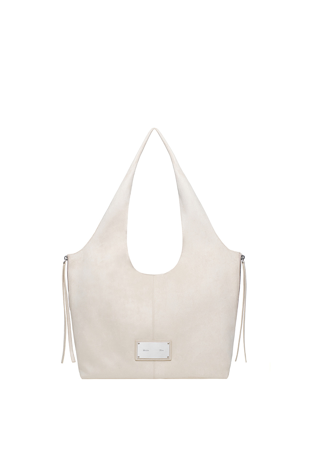 最新韓國選物🇰🇷 Matin Kim Side Zip Suede Shoulder Bag 側拉鍊麂皮流蘇單肩袋［復古麂皮 簡約大容量！］